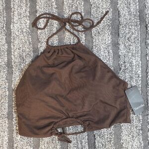 Sucerfas Brown Bikini Top